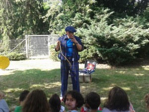 Zaubershow : Kindergarten Horst mit Kinderzauberer